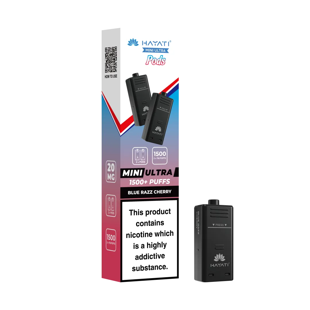 Hayati Mini Ultra 1500 Prefilled Refill Pods | Only £3.99 | Any 3 for £9