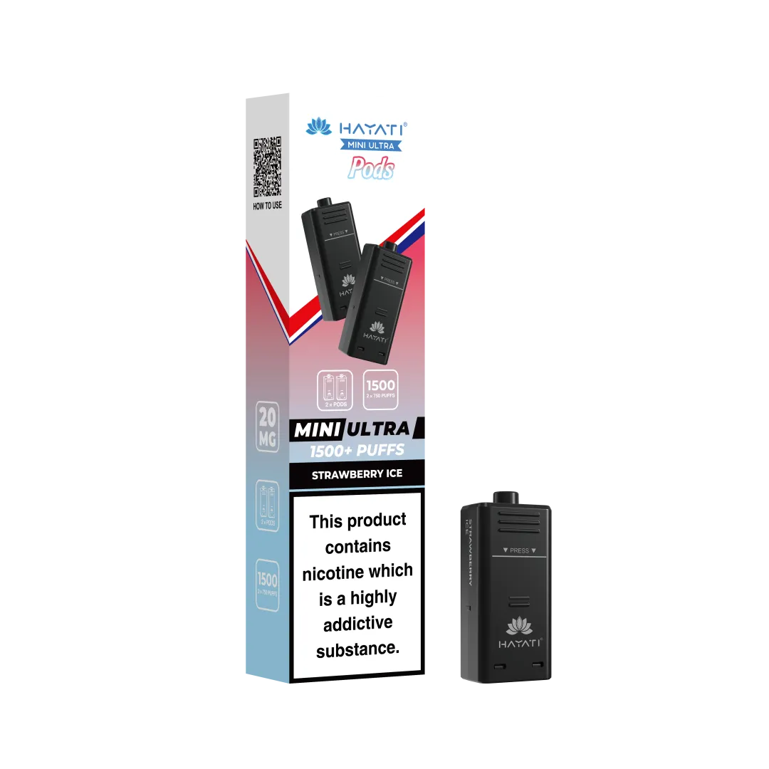 Hayati Mini Ultra 1500 Prefilled Refill Pods | Only £3.99 | Any 3 for £9