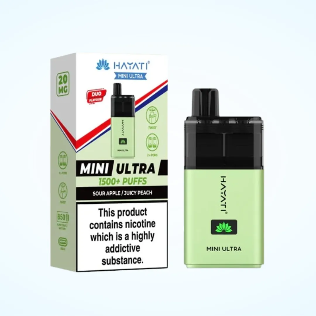 Hayati Mini Ultra 1500 Prefilled Refill Pods | Only £2.99 | Any 3 for £8