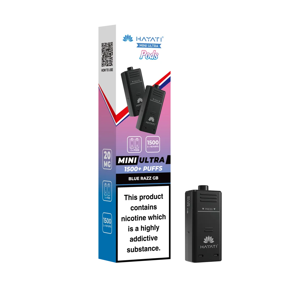 Hayati Mini Ultra 1500 Prefilled Refill Pods | Only £3.99 | Any 3 for £9