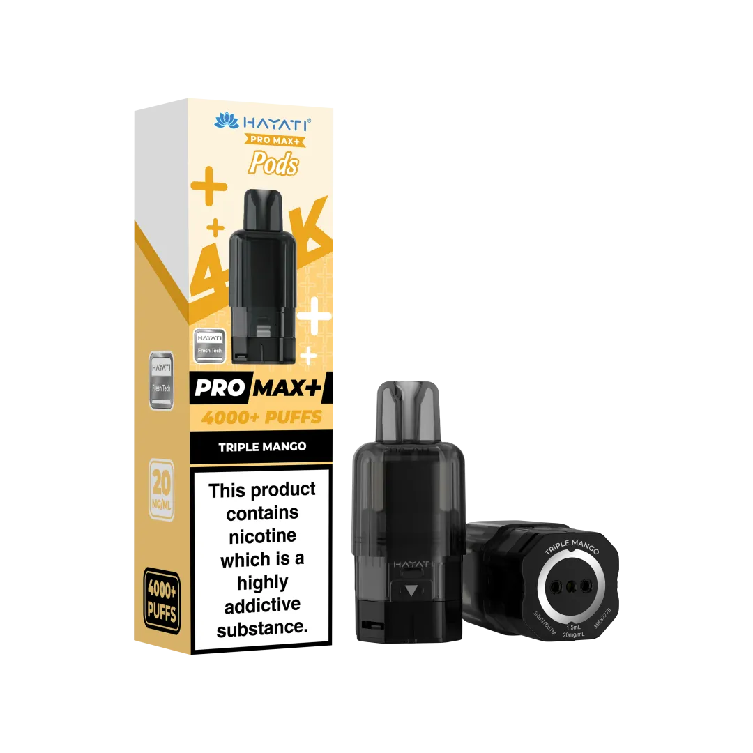 Hayati Pro Max Plus 4000 Pods | Only £5.99 | Any 3 for £15