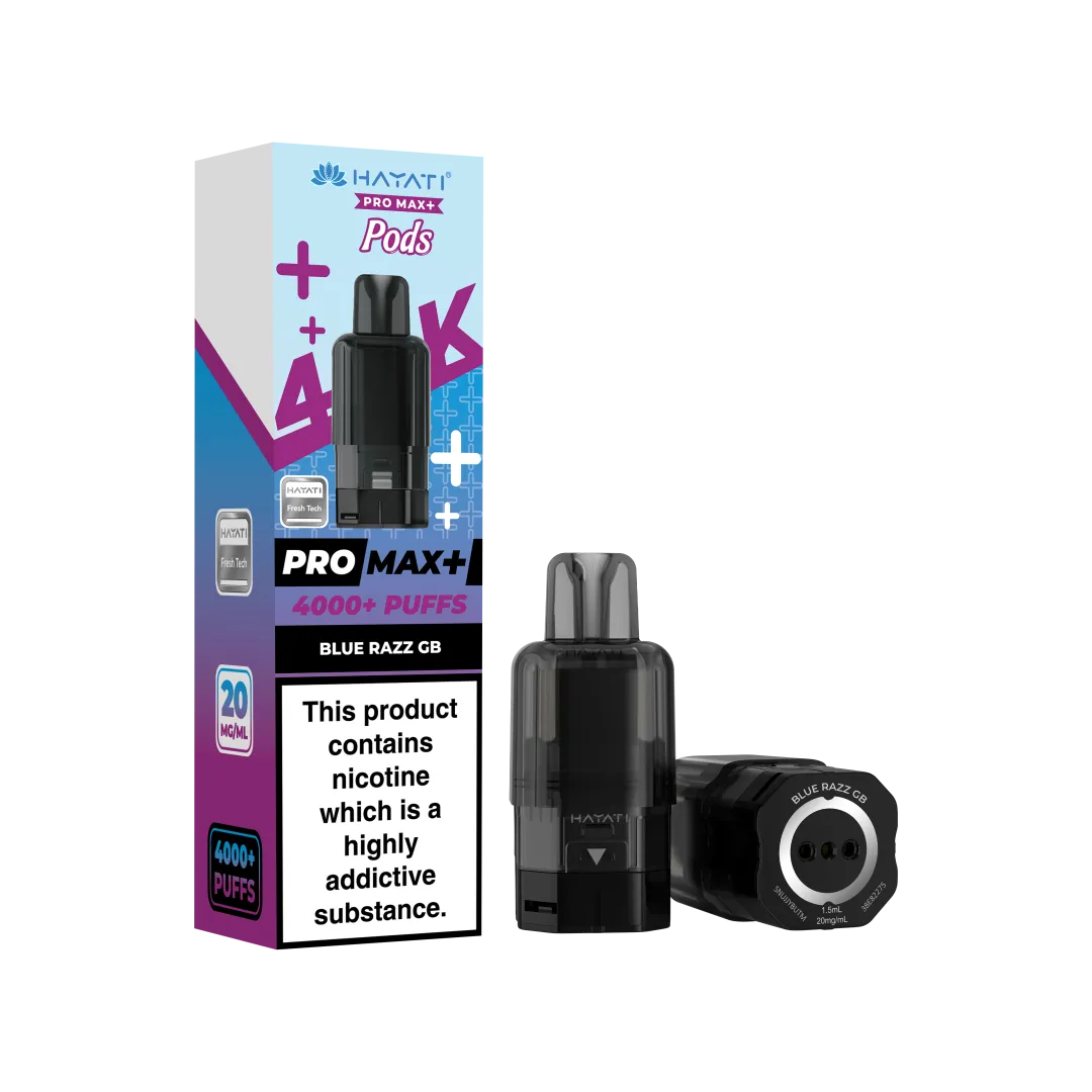 Hayati Pro Max Plus 4000 Pods | Only £5.99 | Any 3 for £15