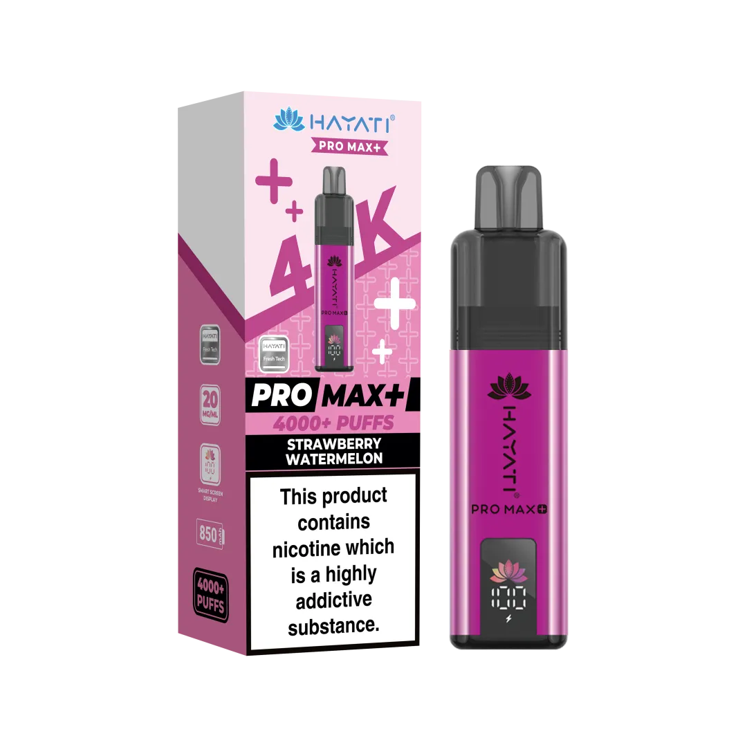 Hayati Pro Max Plus 4K Puffs Prefilled Pod Kit | Only £8.99 | Any 3 for £24