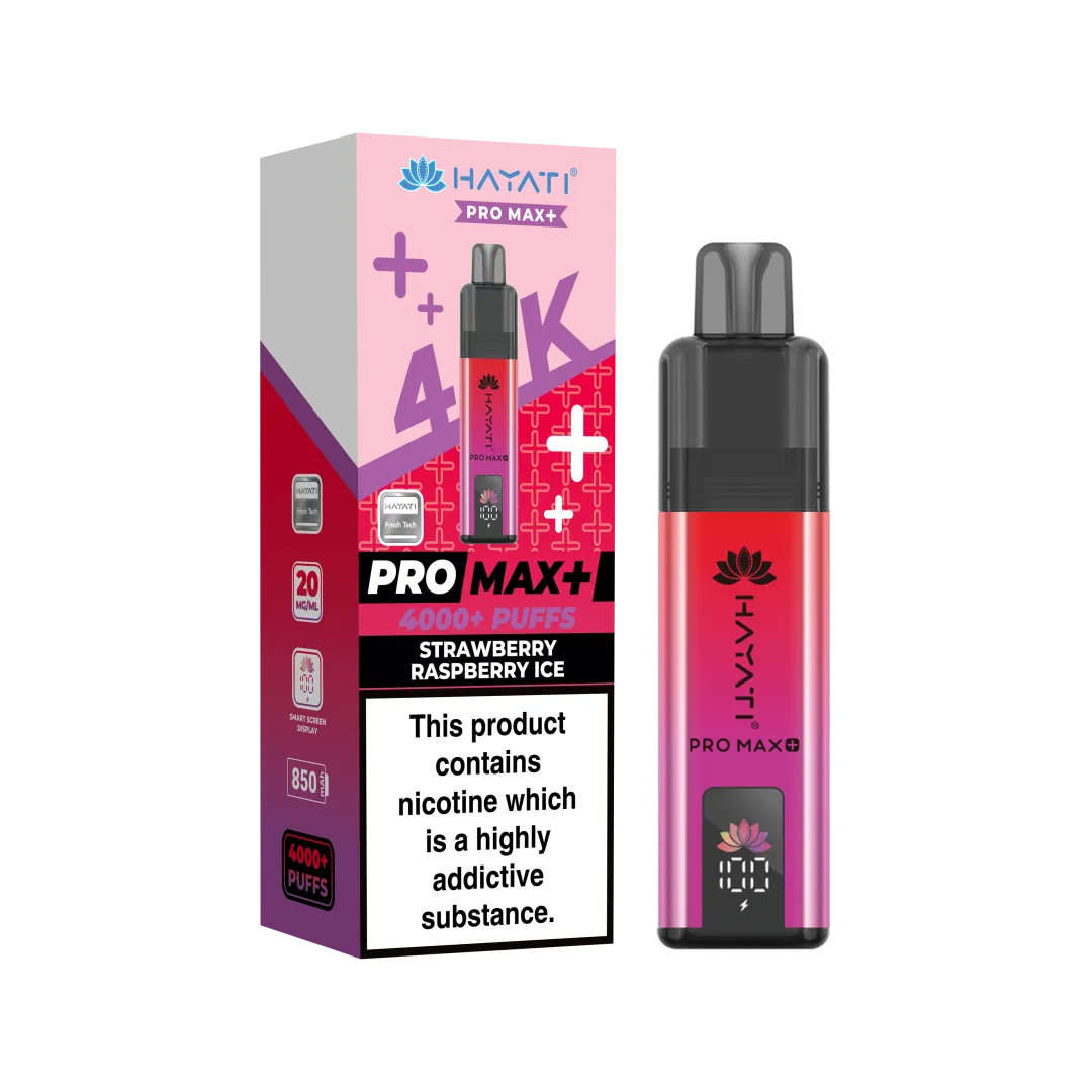 Hayati Pro Max Plus 4K Puffs Prefilled Pod Kit | Only £8.99 | Any 3 for £24