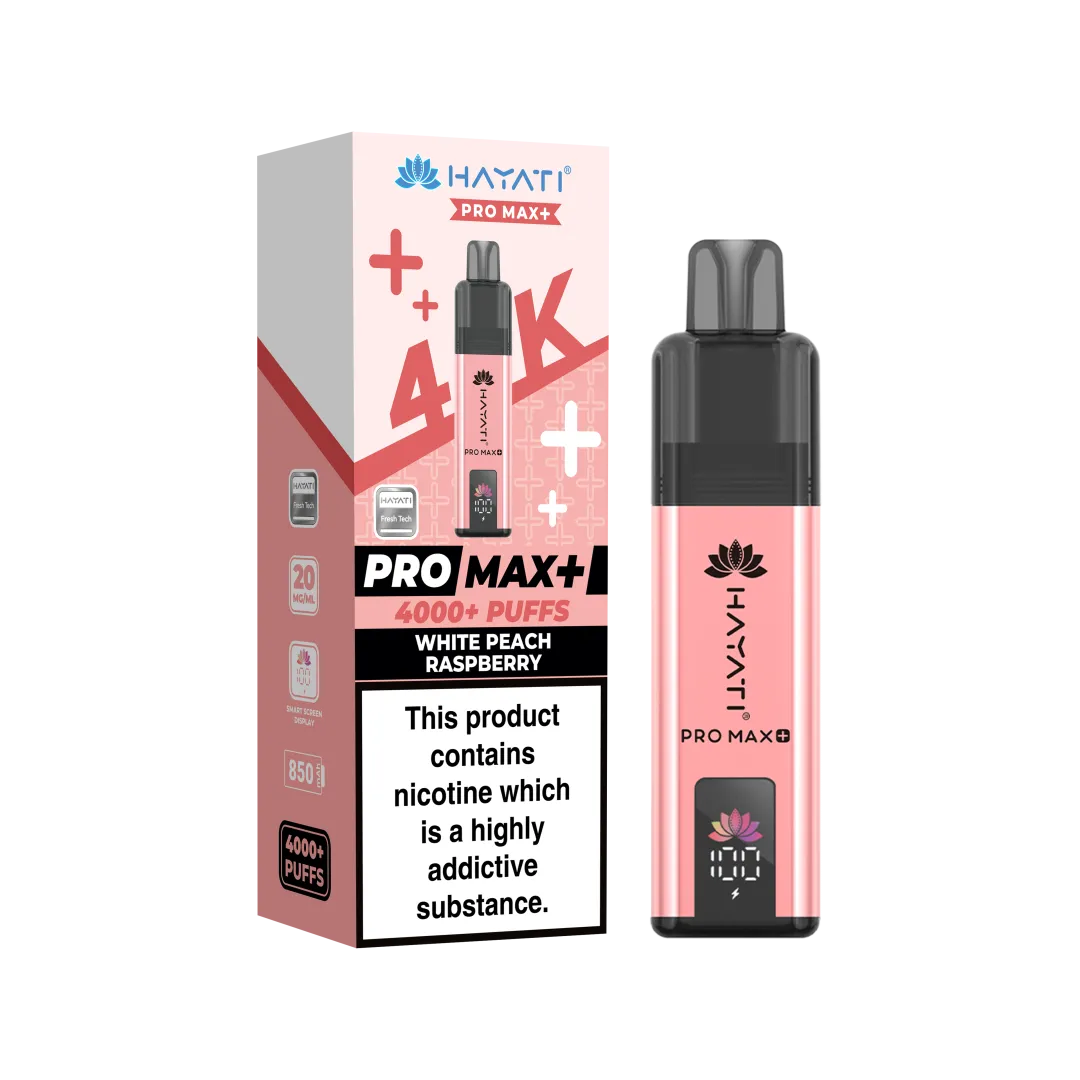 Hayati Pro Max Plus 4K Puffs Prefilled Pod Kit | Only £8.99 | Any 3 for £24