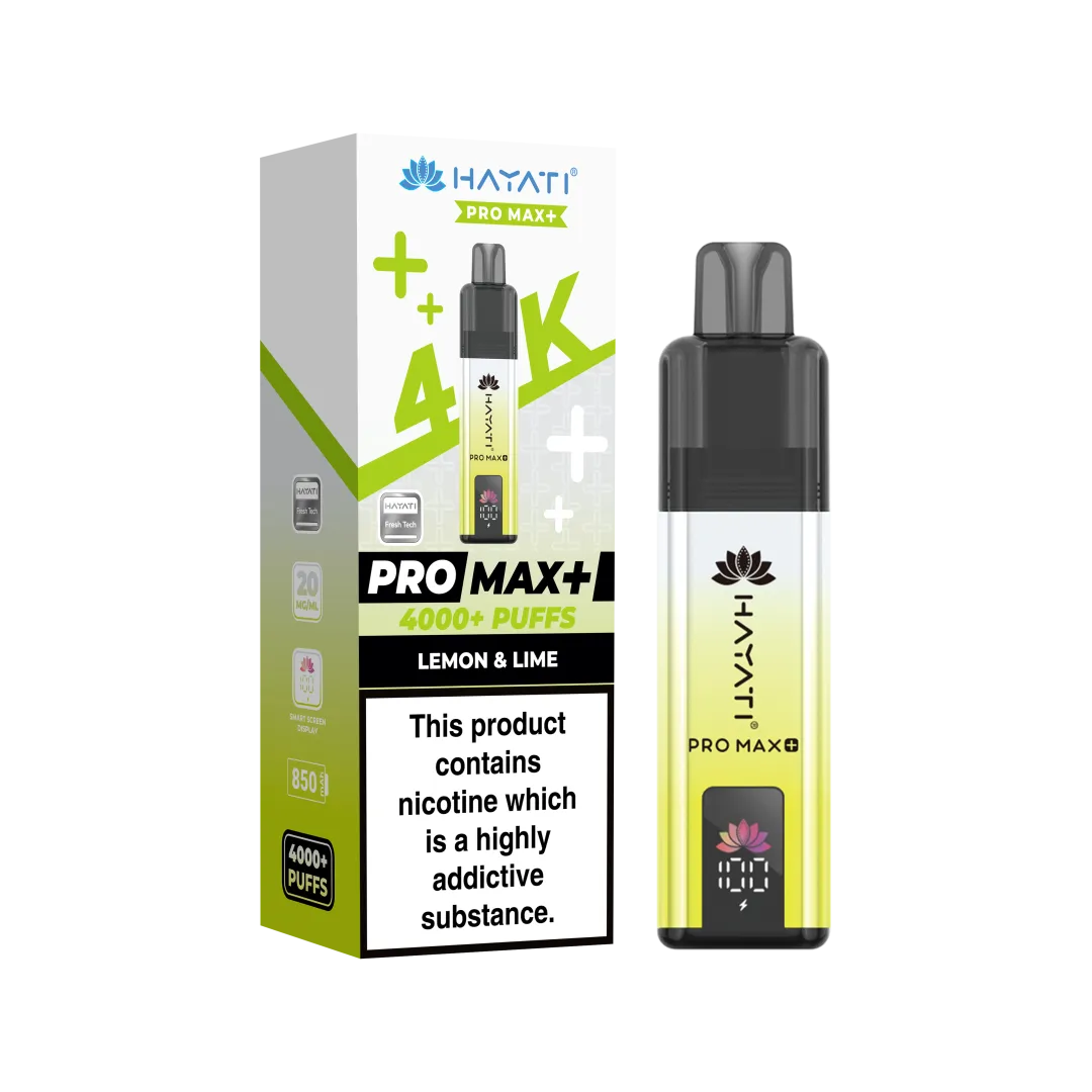 Hayati Pro Max Plus 4K Puffs Prefilled Pod Kit | Only £8.99 | Any 3 for £24
