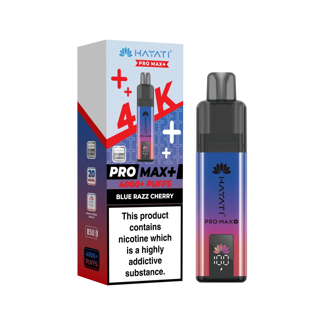 Hayati Pro Max Plus 4K Puffs Prefilled Pod Kit | Only £8.99 | Any 3 for £24