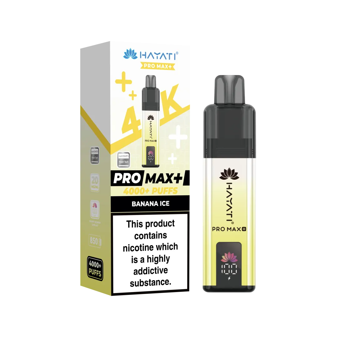 Hayati Pro Max Plus 4K Puffs Prefilled Pod Kit | Only £8.99 | Any 3 for £24