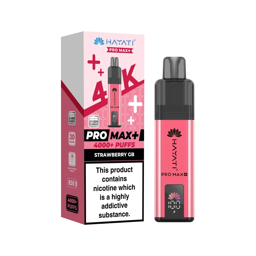 Hayati Pro Max Plus 4K Puffs Prefilled Pod Kit | Only £8.99 | Any 3 for £24