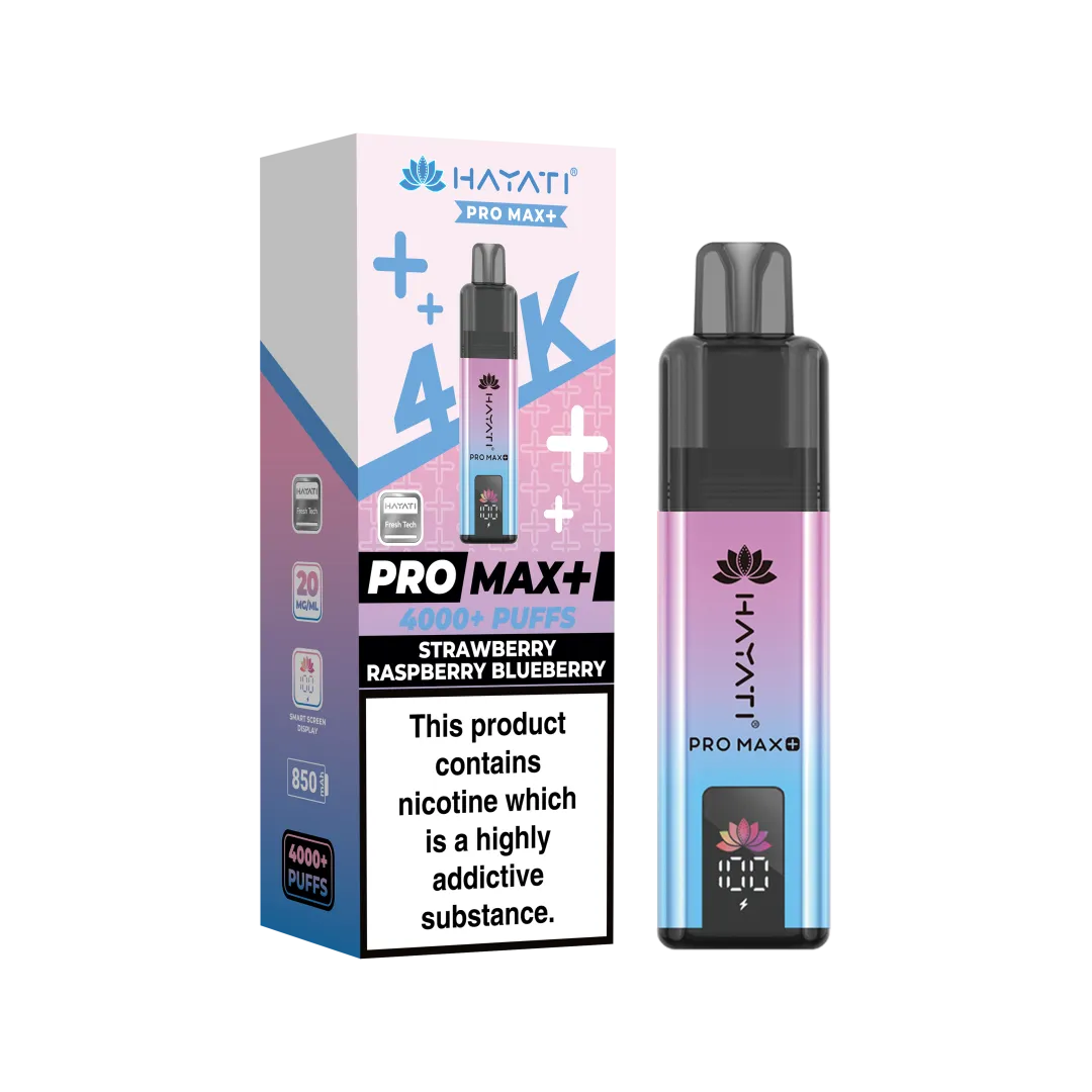 Hayati Pro Max Plus 4K Puffs Prefilled Pod Kit | Only £8.99 | Any 3 for £24