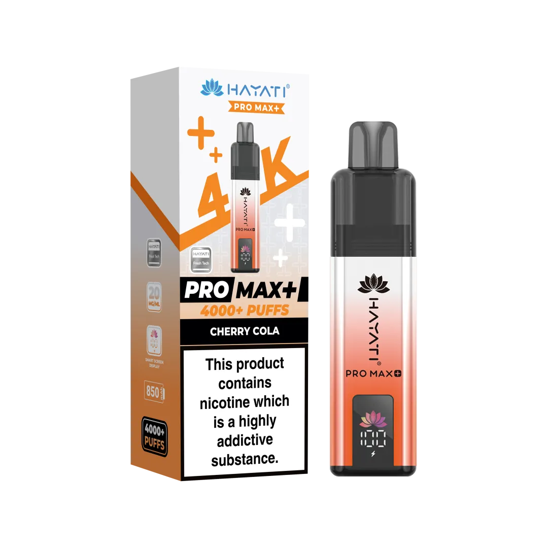 Hayati Pro Max Plus 4K Puffs Prefilled Pod Kit | Only £8.99 | Any 3 for £24