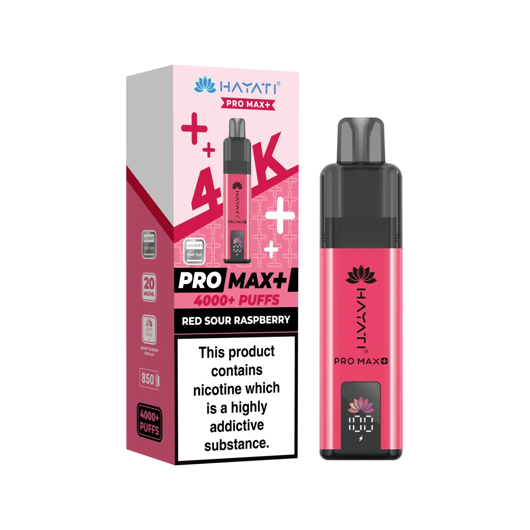 Hayati Pro Max Plus 4K Puffs Prefilled Pod Kit | Only £8.99 | Any 3 for £24