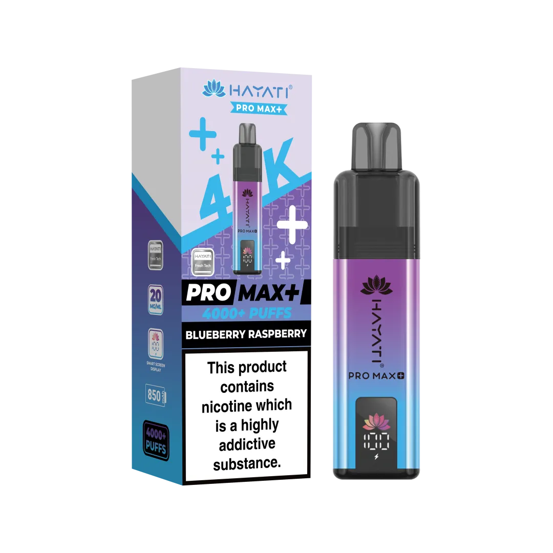 Hayati Pro Max Plus 4K Puffs Prefilled Pod Kit | Only £8.99 | Any 3 for £24