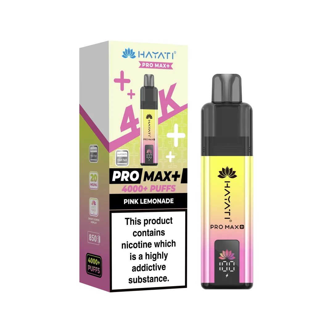 Hayati Pro Max Plus 4K Puffs Prefilled Pod Kit | Only £8.99 | Any 3 for £24