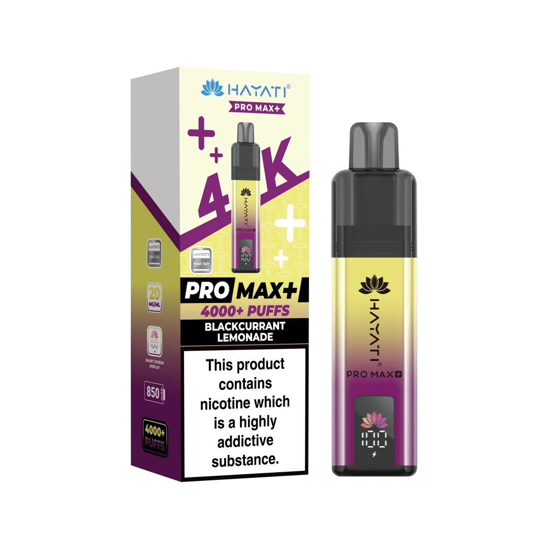 Hayati Pro Max Plus 4K Puffs Prefilled Pod Kit | Only £8.99 | Any 3 for £24