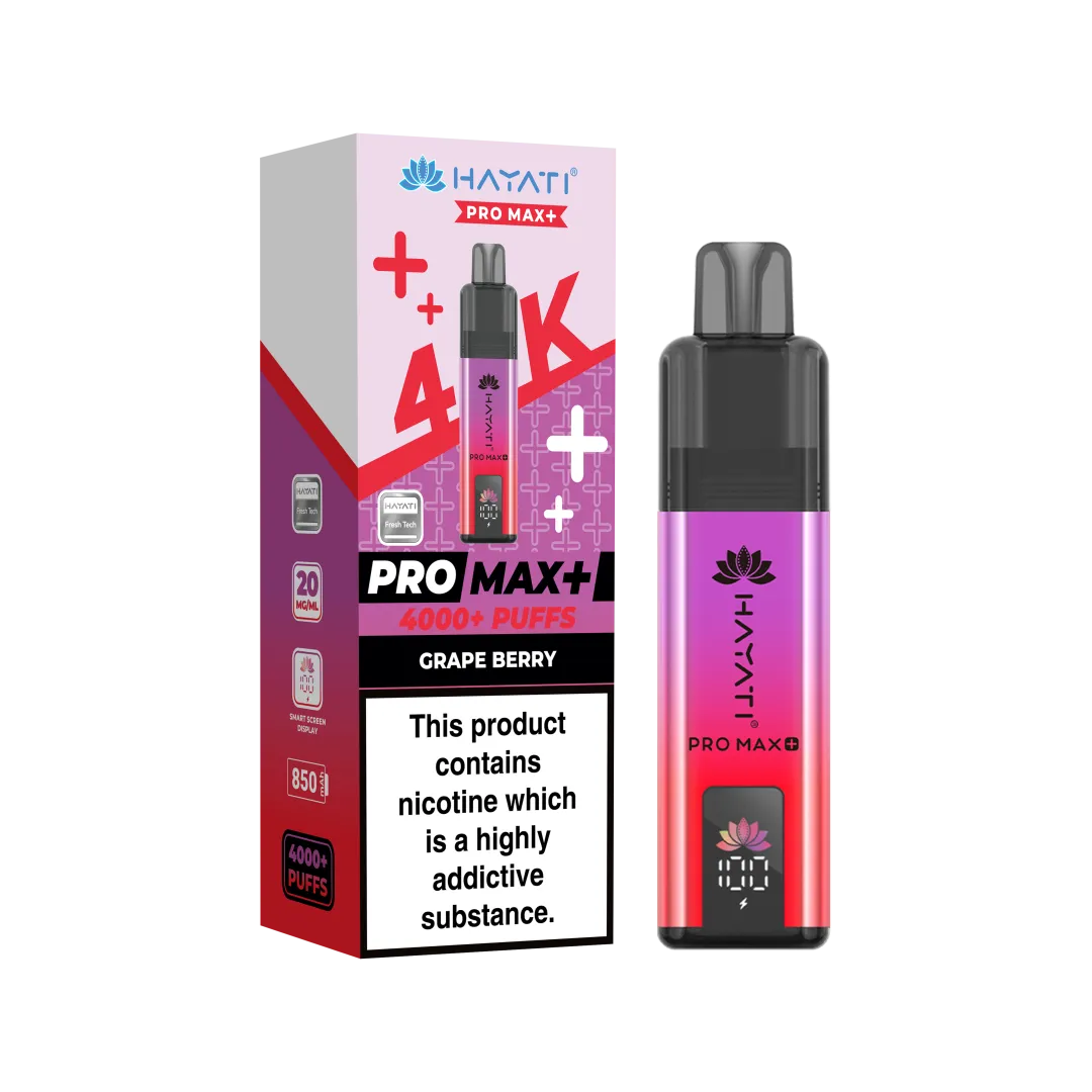 Hayati Pro Max Plus 4K Puffs Prefilled Pod Kit | Only £8.99 | Any 3 for £24