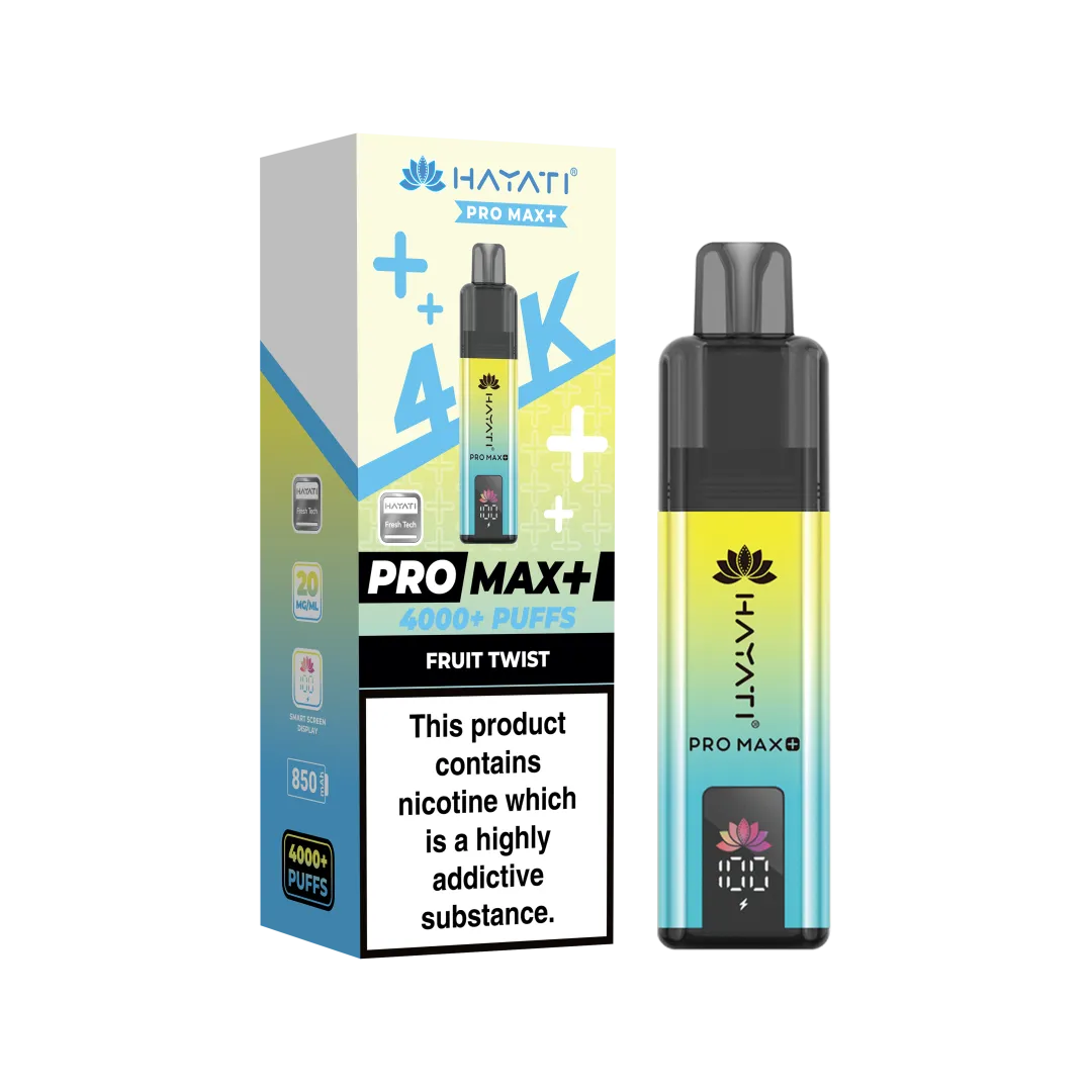 Hayati Pro Max Plus 4K Puffs Prefilled Pod Kit | Only £8.99 | Any 3 for £24