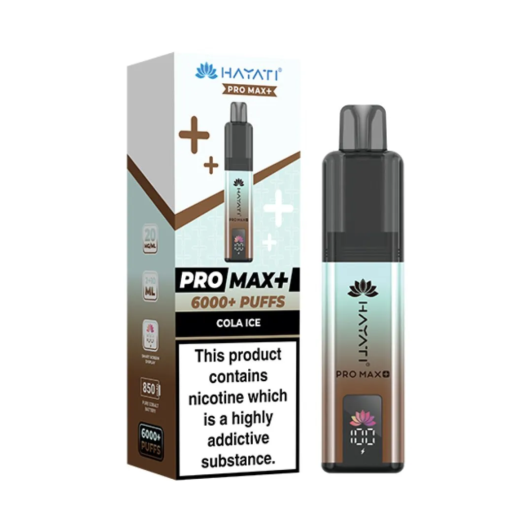 Hayati Pro Max Plus 6000 Puffs Prefilled Vape Kit | Only £8.99 | Any 3 for £24