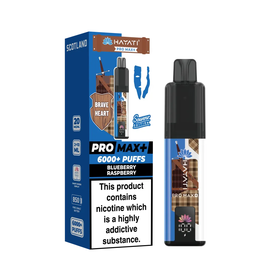 Hayati Pro Max Plus 6000 Puffs Prefilled Vape Kit | Only £8.99 | Any 3 for £24