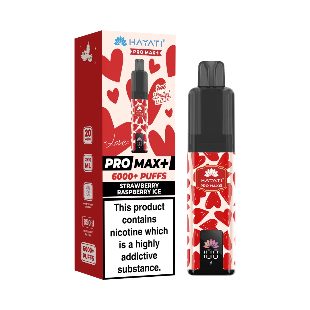 Hayati Pro Max Plus 6000 Puffs Prefilled Vape Kit | Only £8.99 | Any 3 for £24