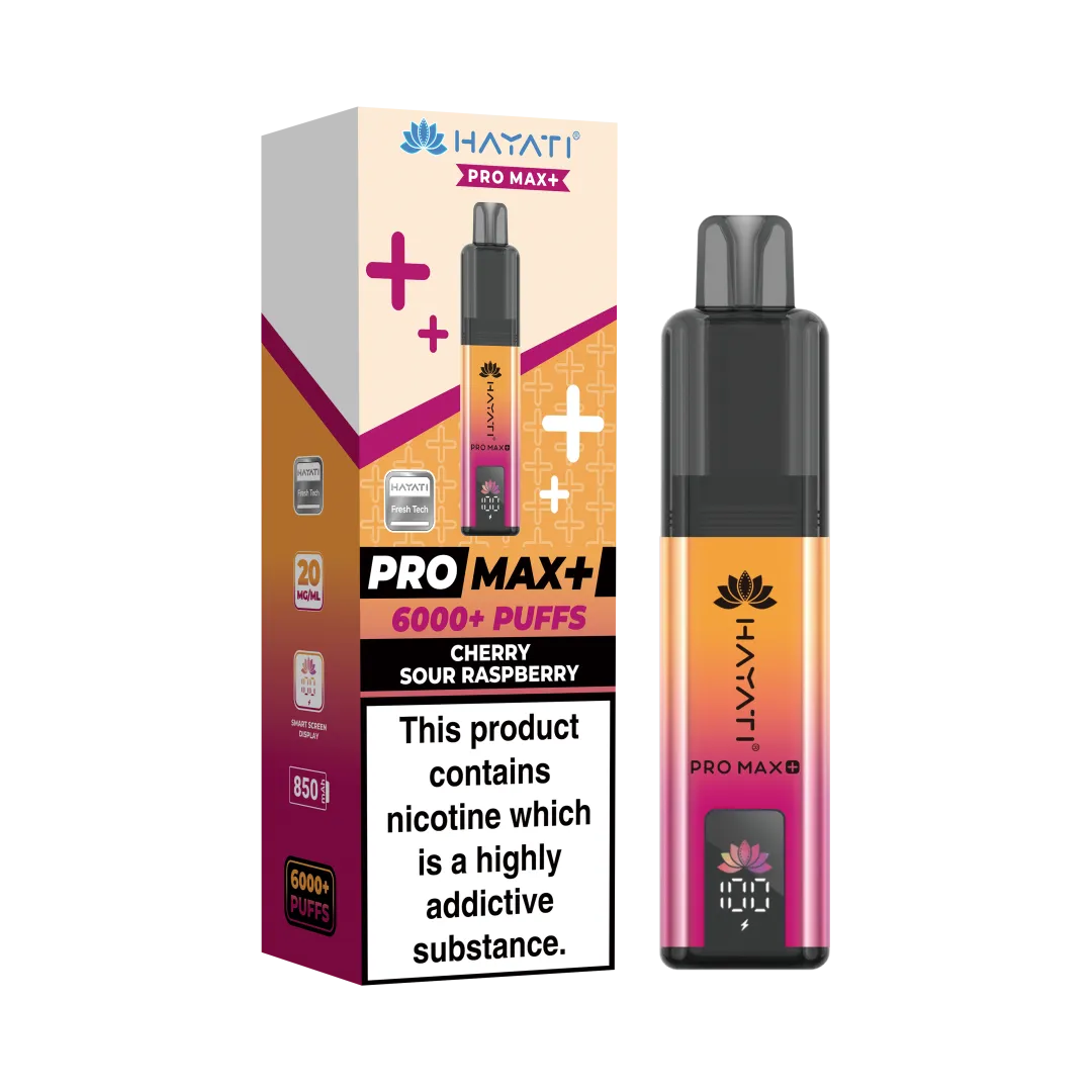 Hayati Pro Max Plus 6000 Puffs Prefilled Vape Kit | Only £8.99 | Any 3 for £24