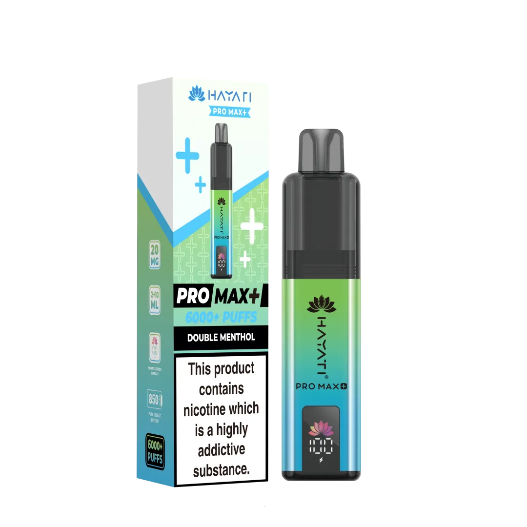 Hayati Pro Max Plus 6000 Puffs Prefilled Vape Kit | Only £8.99 | Any 3 for £24
