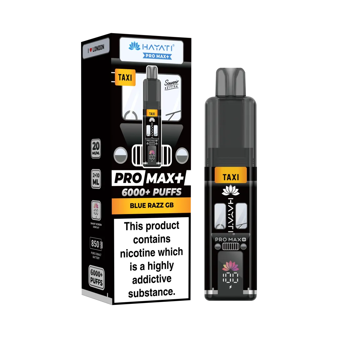 Hayati Pro Max Plus 6000 Puffs Prefilled Vape Kit | Only £8.99 | Any 3 for £24
