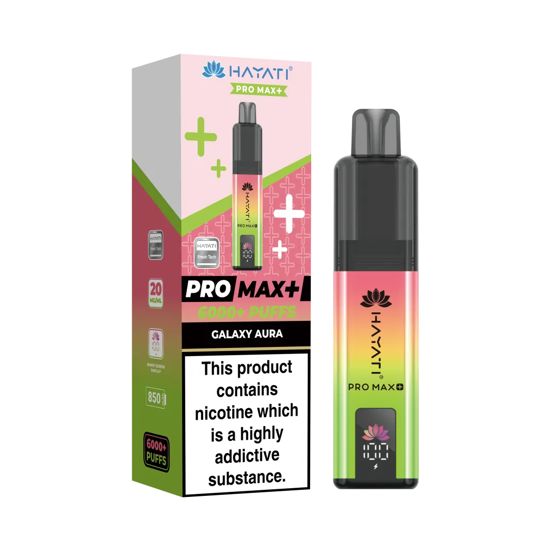 Hayati Pro Max Plus 6000 Puffs Prefilled Vape Kit | Only £8.99 | Any 3 for £24