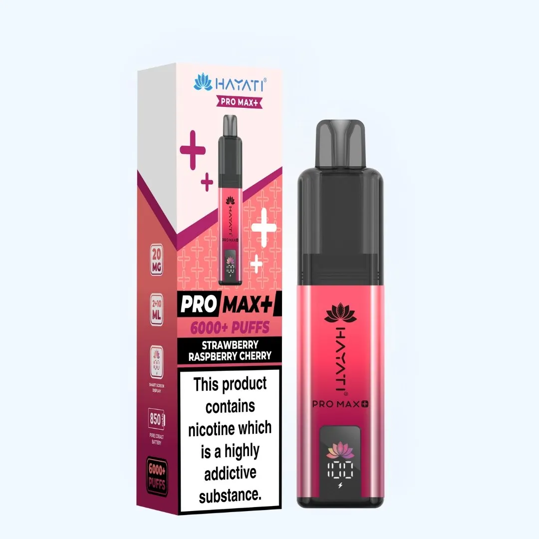 Hayati Pro Max Plus 6000 Puffs Prefilled Vape Kit | Only £8.99 | Any 3 for £24