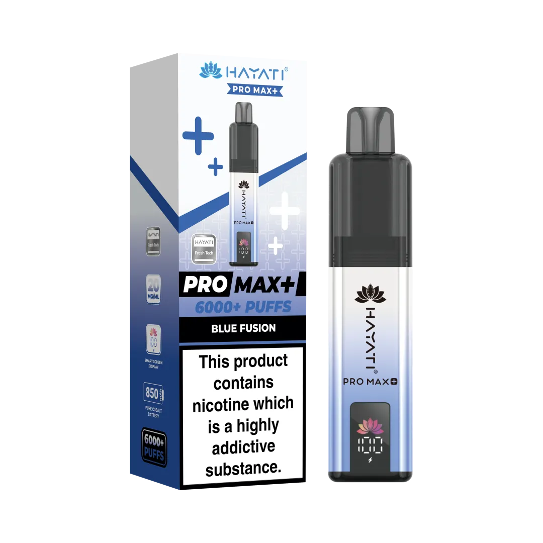 Hayati Pro Max Plus 6000 Puffs Prefilled Vape Kit | Only £8.99 | Any 3 for £24