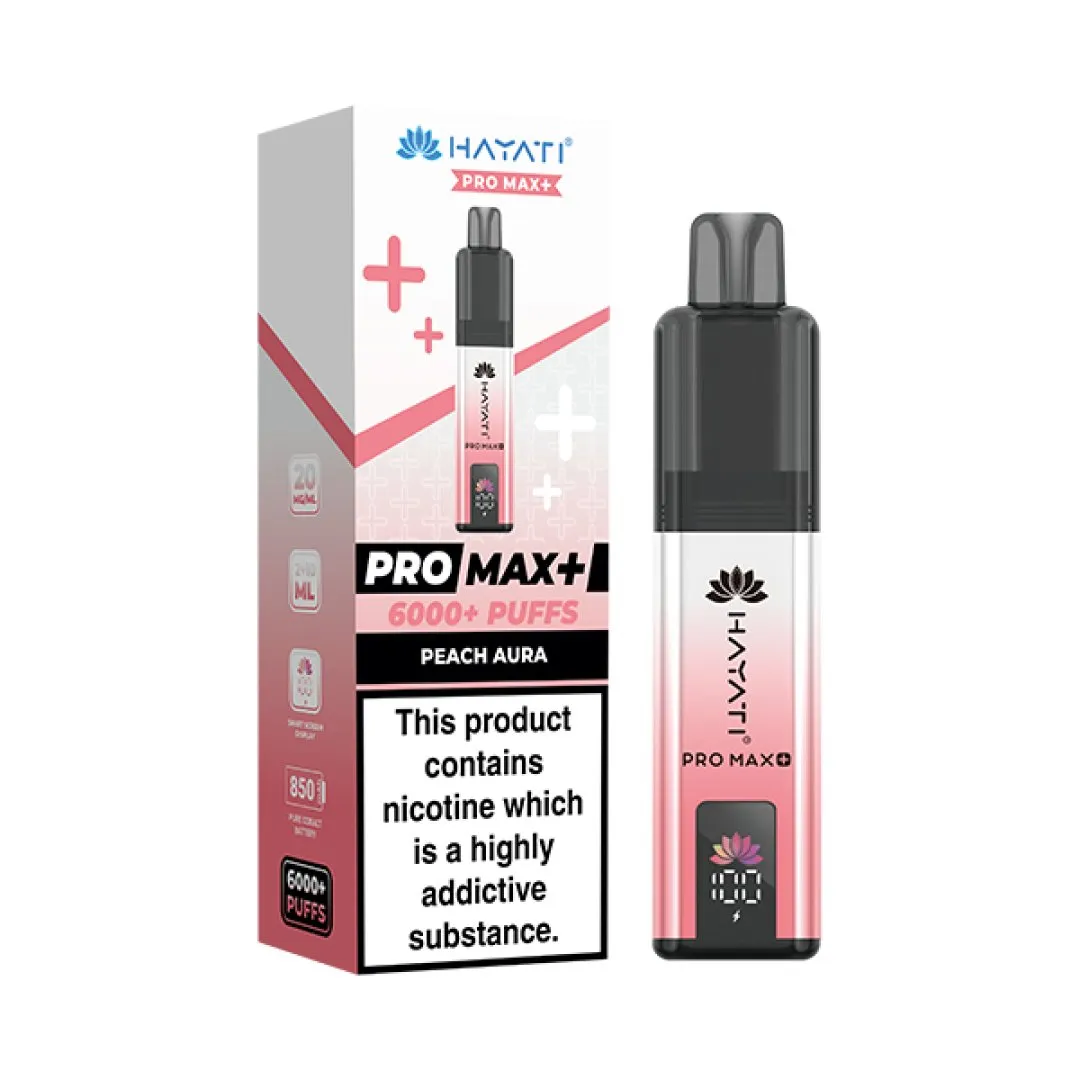 Hayati Pro Max Plus 6000 Puffs Prefilled Vape Kit | Only £8.99 | Any 3 for £24