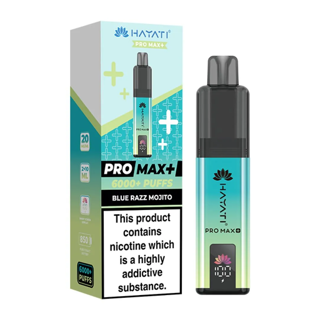 Hayati Pro Max Plus 6000 Puffs Prefilled Vape Kit | Only £8.99 | Any 3 for £24