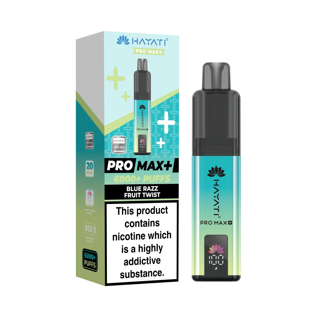 Hayati Pro Max Plus 6000 Puffs Prefilled Vape Kit | Only £8.99 | Any 3 for £24