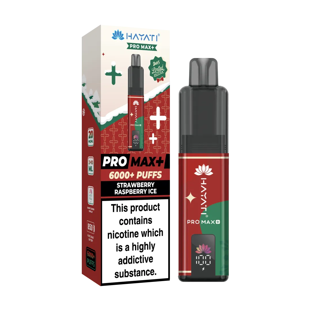 Hayati Pro Max+ 6000 Puffs Kit Christmas Edition | Only £9.99 | Any 3 for £27