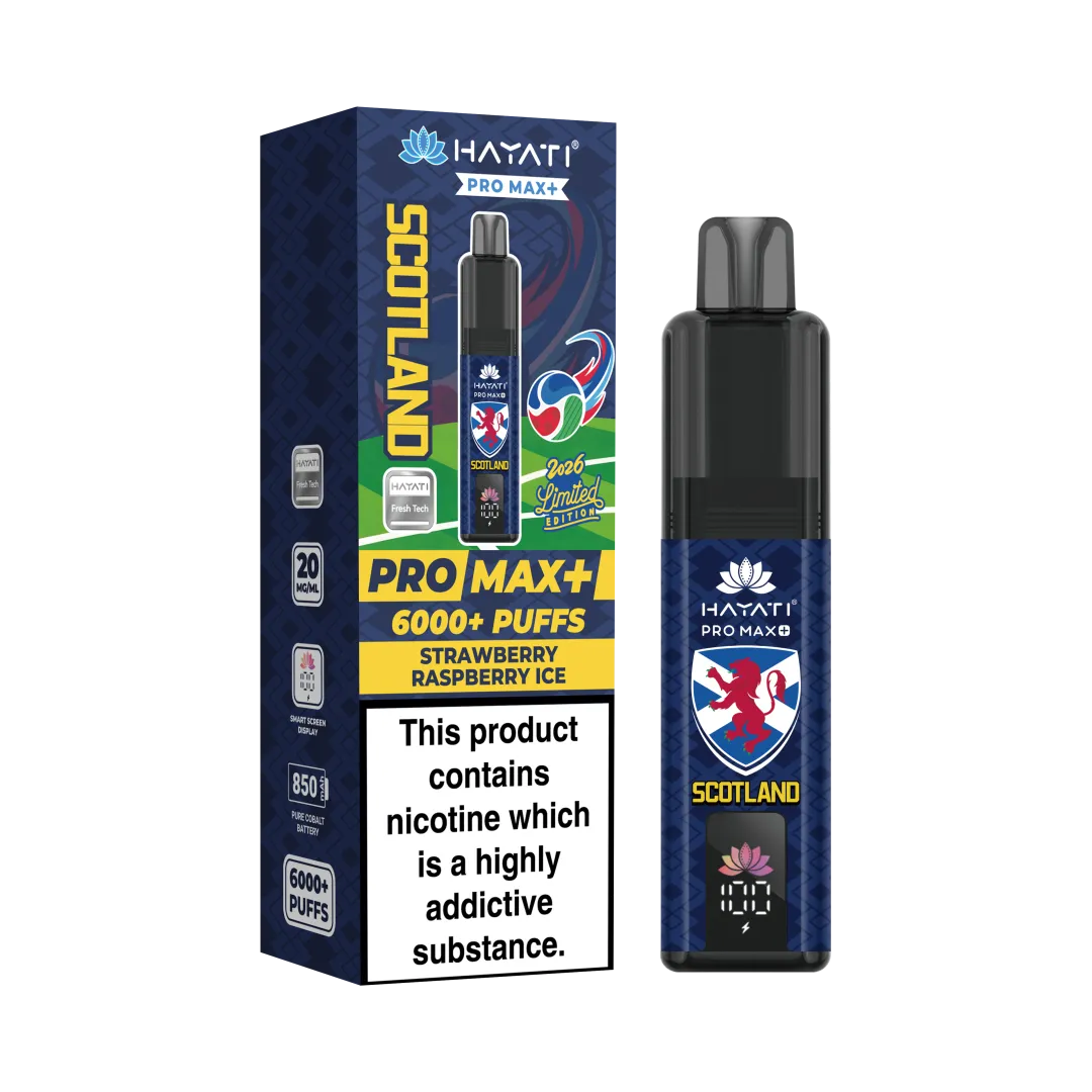 Hayati Pro Max+ 6K Puffs World Cup Edition Kit | Only £8.99 | Any 3 for £24