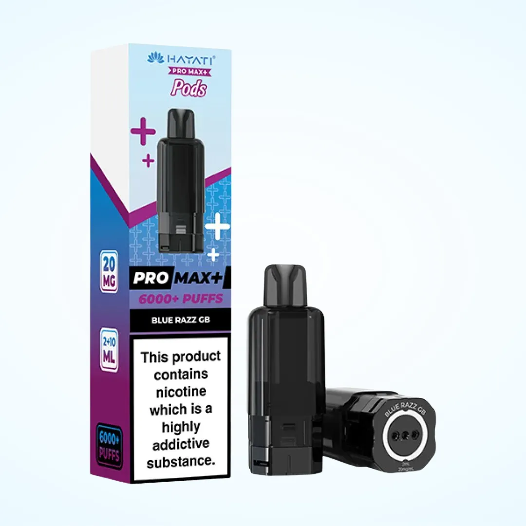 Hayati Pro Max Plus 6K Prefilled Refill Pods | Only £7.99 | Any 3 for £22