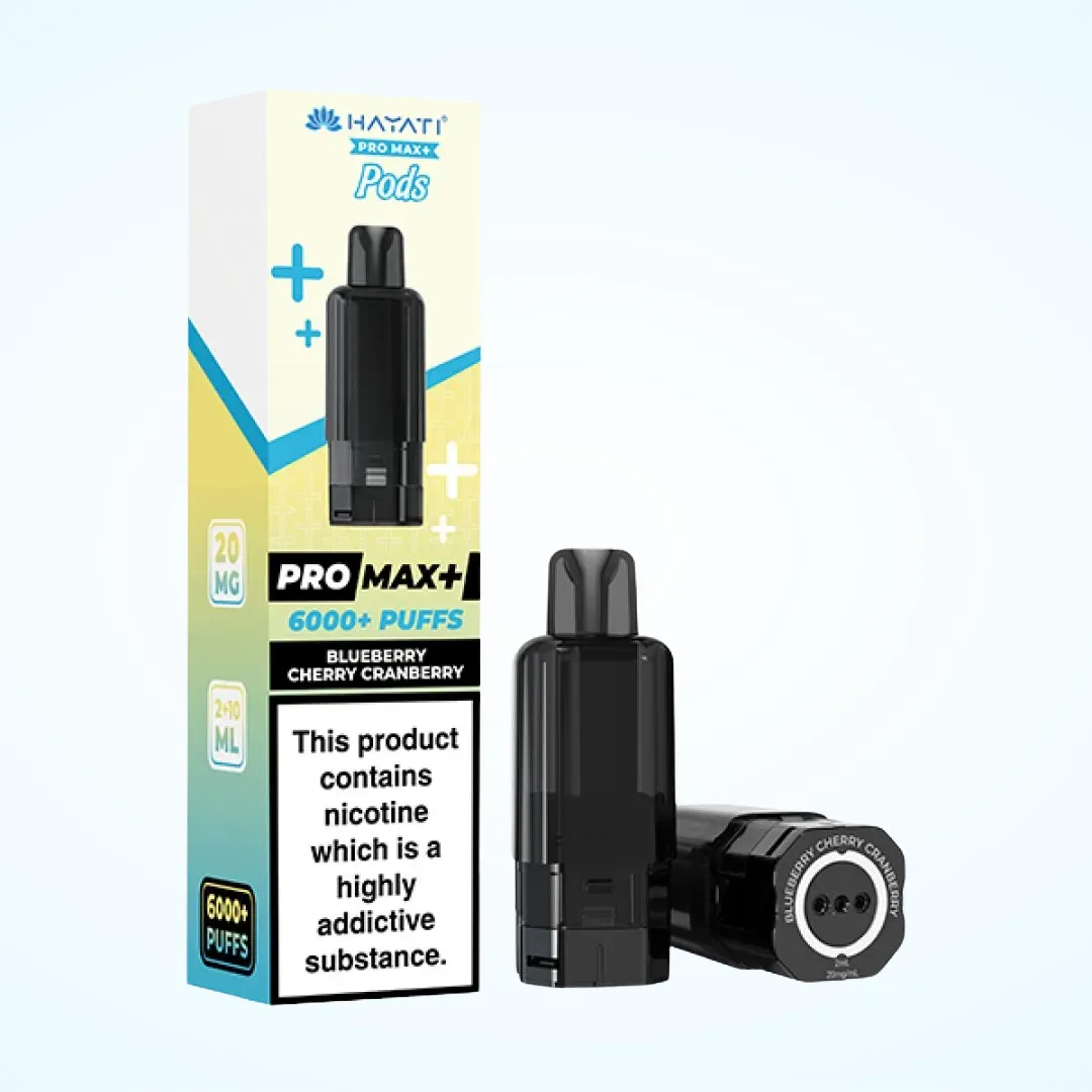 Hayati Pro Max Plus 6K Prefilled Refill Pods | Only £7.99 | Any 3 for £22