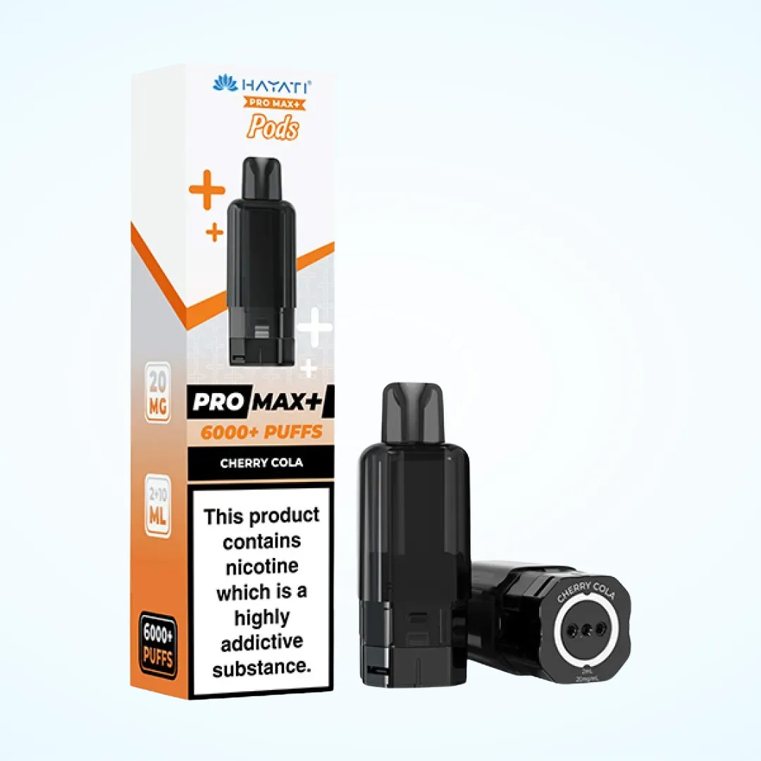 Hayati Pro Max Plus 6K Prefilled Refill Pods | Only £7.99 | Any 3 for £22