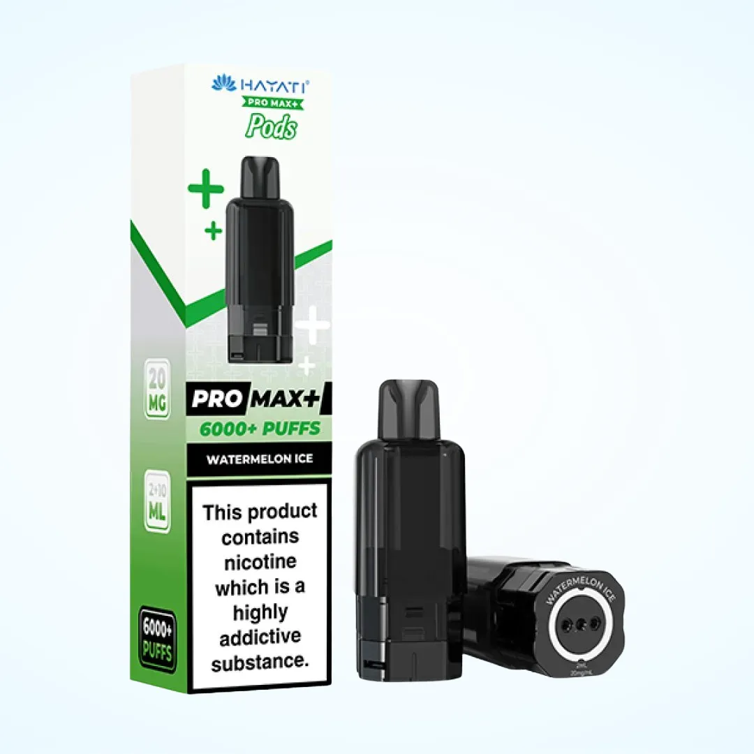 Hayati Pro Max Plus 6K Prefilled Refill Pods | Only £7.99 | Any 3 for £22