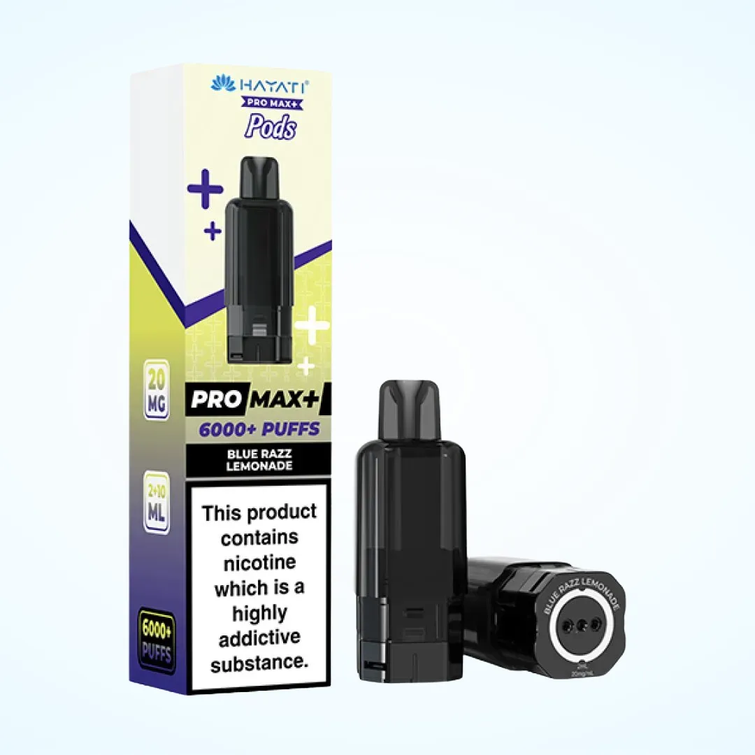 Hayati Pro Max Plus 6K Prefilled Refill Pods | Only £7.99 | Any 3 for £22
