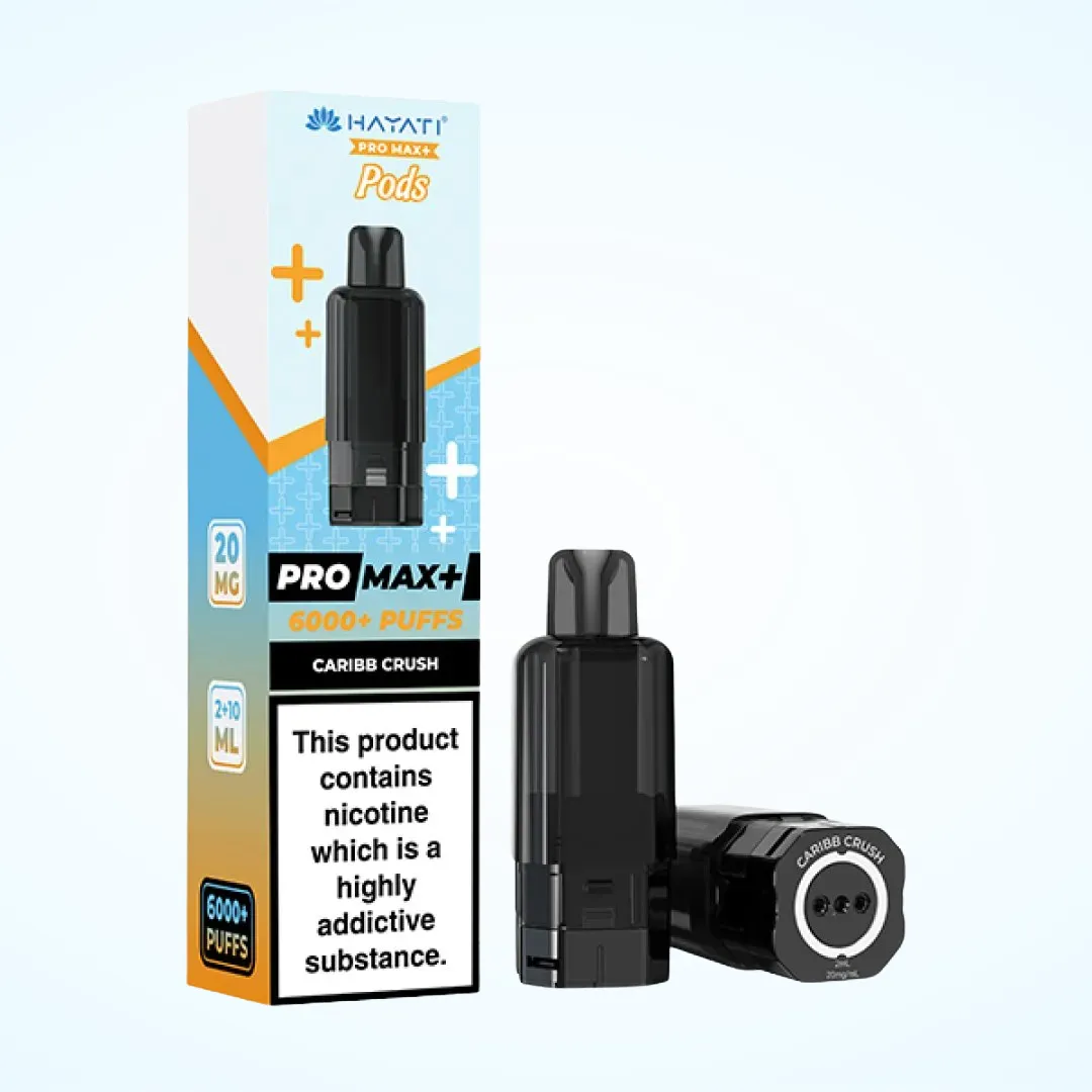 Hayati Pro Max Plus 6K Prefilled Refill Pods | Only £7.99 | Any 3 for £22