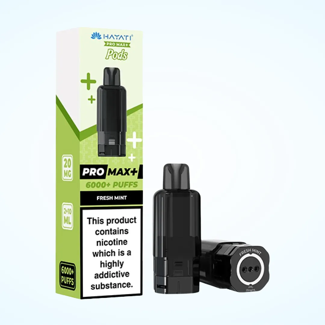 Hayati Pro Max Plus 6K Prefilled Refill Pods | Only £7.99 | Any 3 for £22