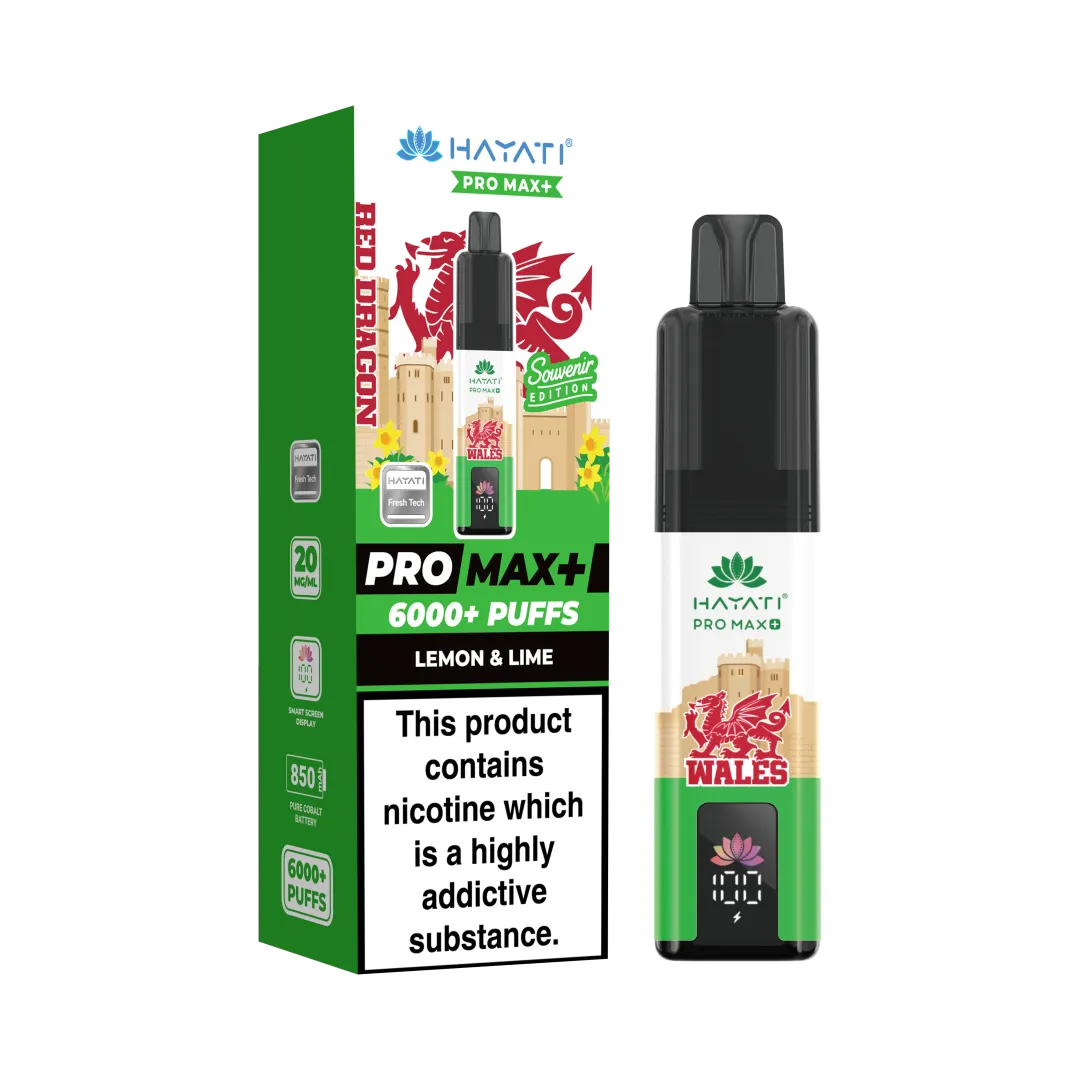 Hayati Pro Max+ 6K Puffs Souvenir Edition Kit | Only £8.99 | Any 3 for £24