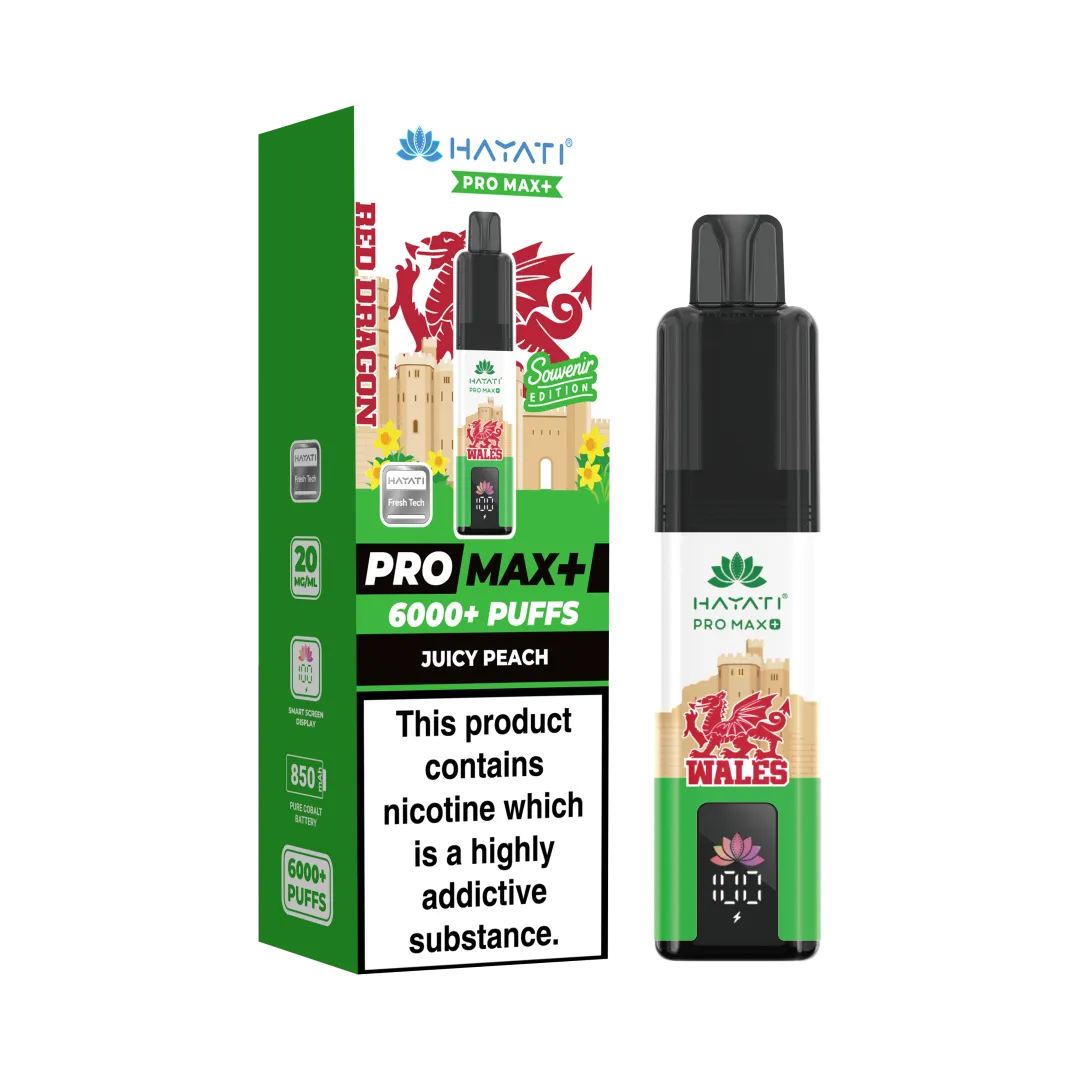 Hayati Pro Max+ 6K Puffs Souvenir Edition Kit | Only £8.99 | Any 3 for £24