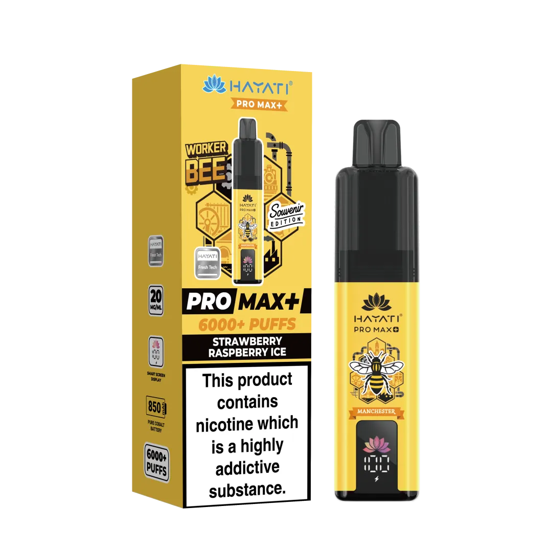 Hayati Pro Max+ 6K Puffs Souvenir Edition Kit | Only £8.99 | Any 3 for £24
