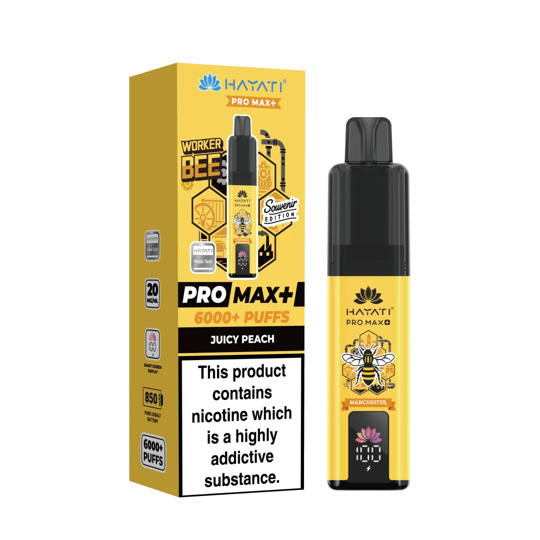 Hayati Pro Max+ 6K Puffs Souvenir Edition Kit | Only £8.99 | Any 3 for £24