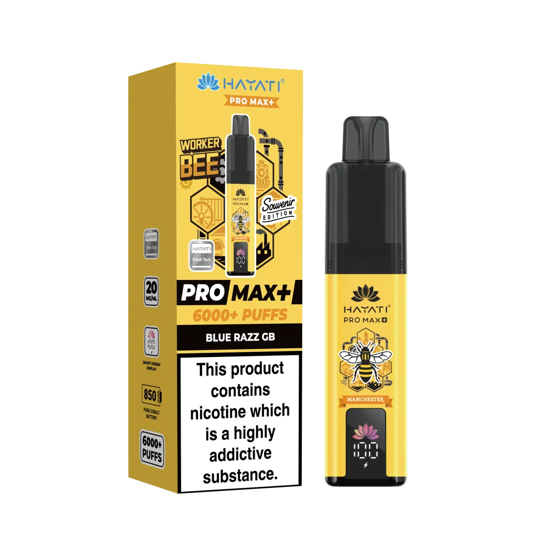 Hayati Pro Max+ 6K Puffs Souvenir Edition Kit | Only £8.99 | Any 3 for £24