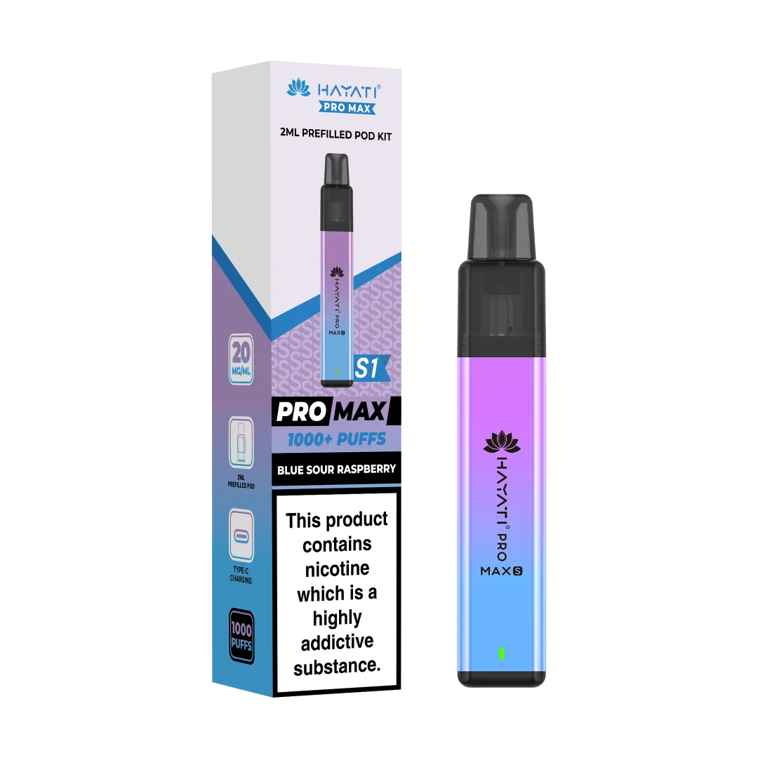 Hayati Pro Max+ S1 1000 Puffs Prefilled Pod Kit | Only £4.99 | Any 3 for £12