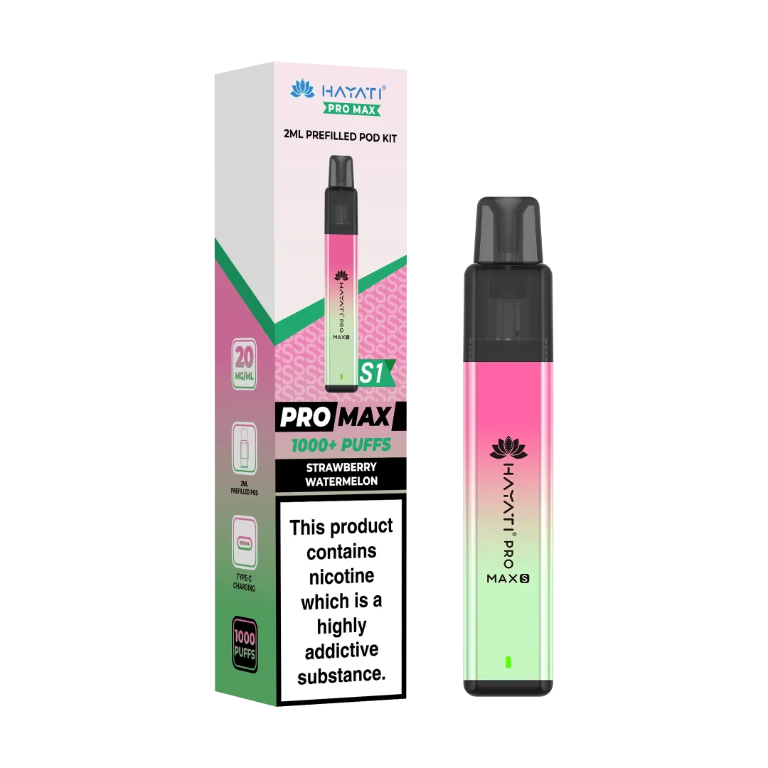Hayati Pro Max+ S1 1000 Puffs Prefilled Pod Kit | Only £4.99 | Any 3 for £12