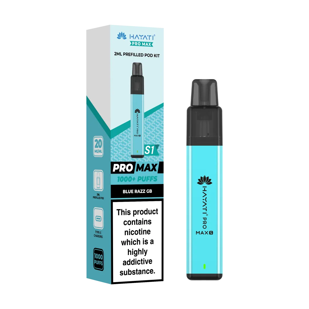 Hayati Pro Max+ S1 1000 Puffs Prefilled Pod Kit | Only £4.99 | Any 3 for £12